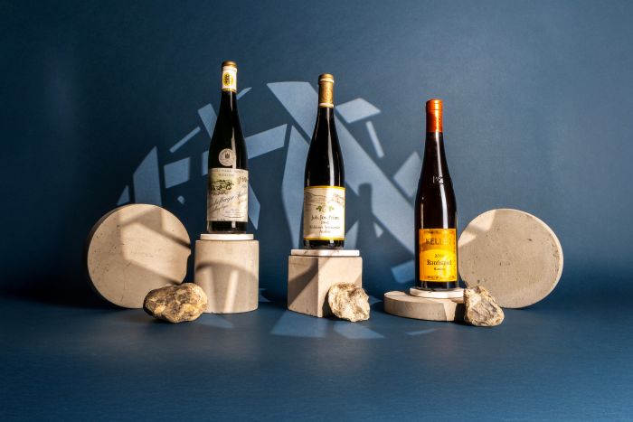 Bottles of German wine to illustrate an article about the sweetness in white wine