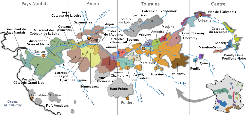 Read more about the article Loire wines: which bottle to choose with your meal?