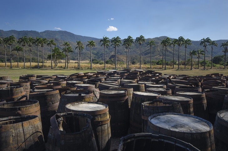 rum barrels 