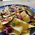 Spring kitchen | Lemon pappardelle and courgette ribbons