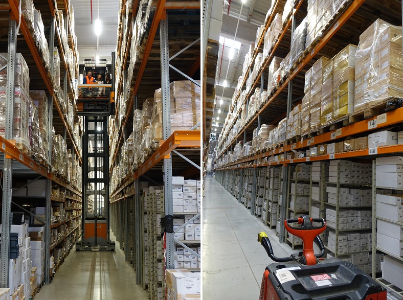 Photos inside iDealwine's storage cellar in Champagne