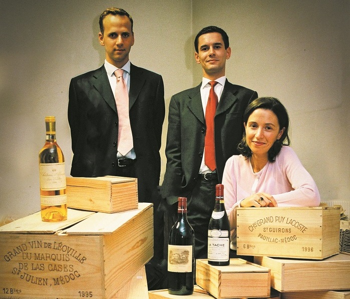 Lionel Cuenca, Angélique de Lencquesaing and Cyrille Jomand at the start of iDealwine