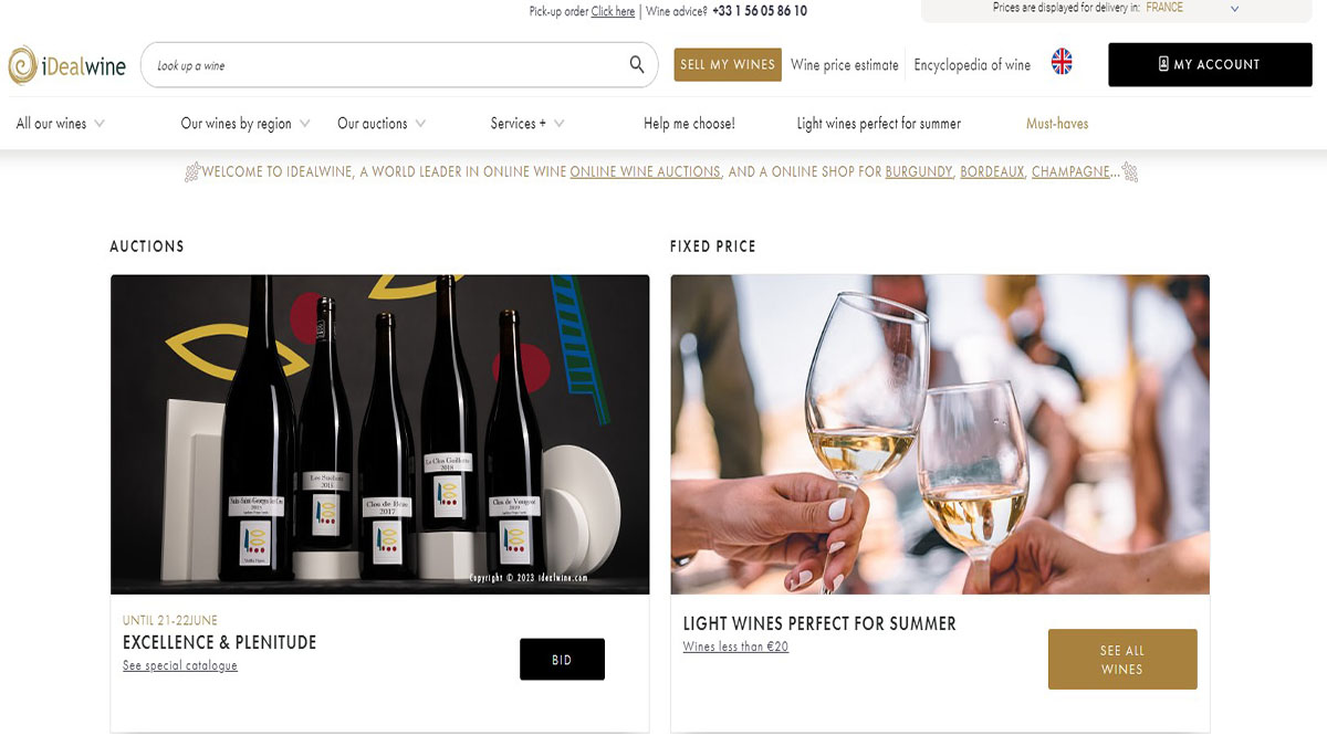 Read more about the article Fixed Price: How does this side of iDealwine’s website work?