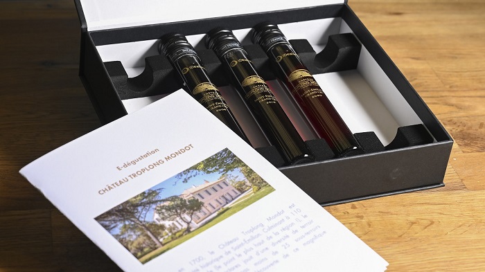 virtual tasting bottles of Château Troplong Mondot