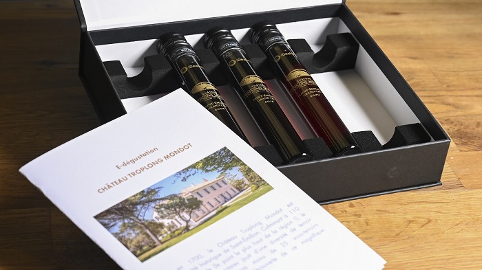 virtual tasting bottles of  Château Troplong Mondot