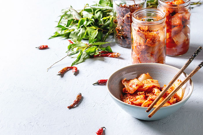 Korean food and wine pairing ideas kimchi