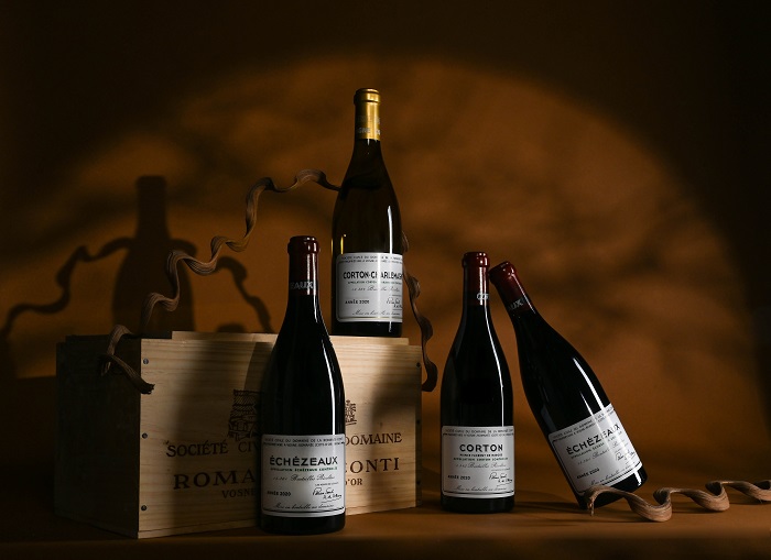 Burgundy wines in the private catalogue wine auction