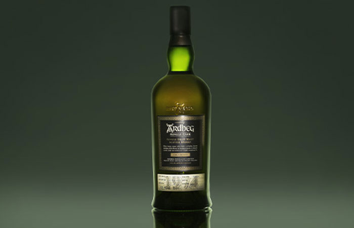 A bottle of Ardbeg featuring in the most recent Fine Spirits Auction