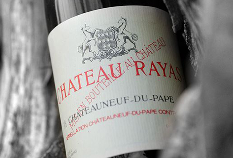 Château Rayas bottles