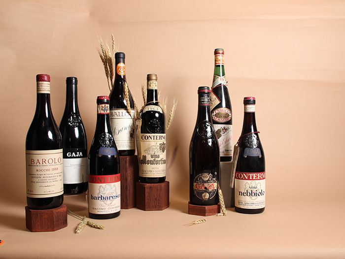 Bottles of Italian wine that went under the hammer in 2023 on iDealwine