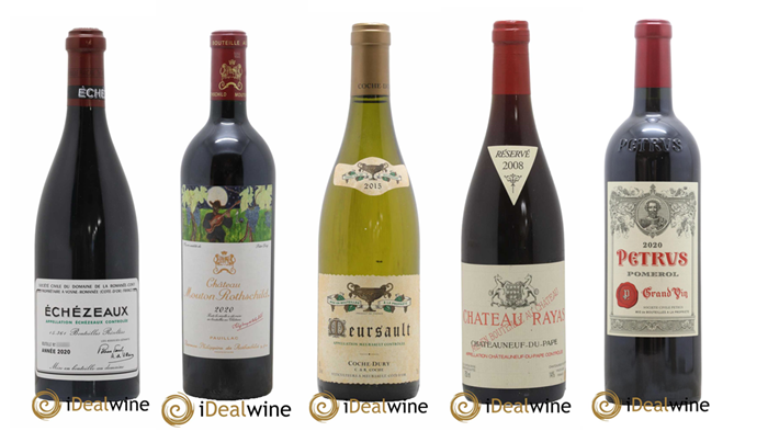 Some of the most coveted wines on iDealwine