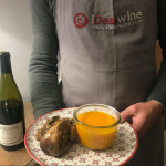 quail and a puree of squash