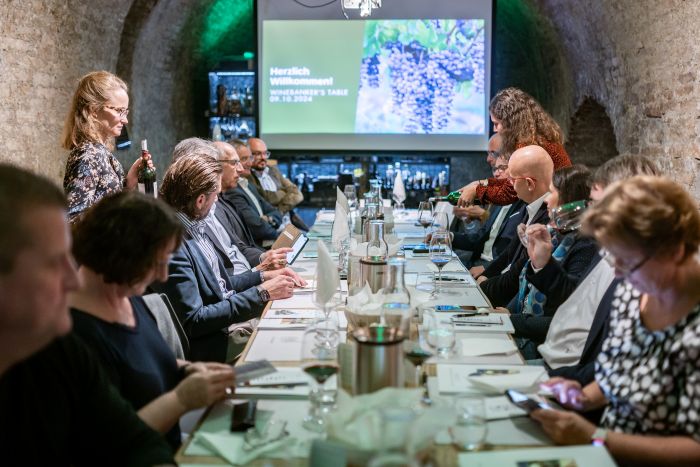 iDealwine at an event for WineBANK Wien