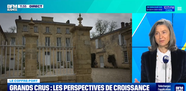 Angélique de Lencquesaing talking about wine investments