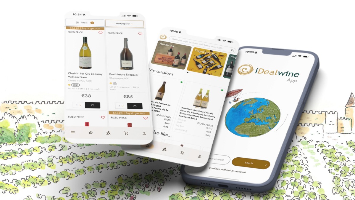 Read more about the article The new iDealwine app is here – and it’ll change your life!