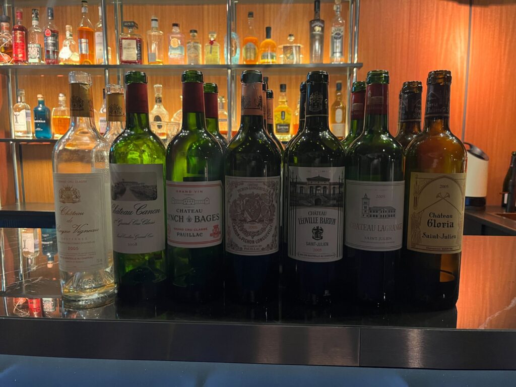 2005 Bordeaux from the masterclass