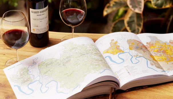 inside bordeaux maps and red wine