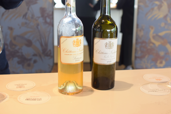 Bottles of 2025 Sauternes